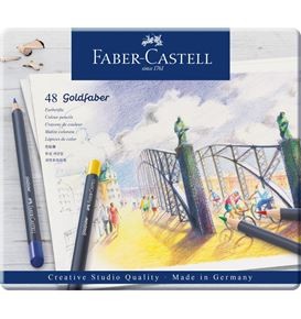 Chì Màu Goldfaber, Hộp Thiếc 48 Màu